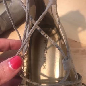 BCBGeneration Shoes - BCBG taupe flats BCBGeneration Shoes - BCBG taupe flats